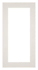 Passe Partout 40x70cm Karton Lichtgrijs Rand 5cm Recht Voorzijde | Yourdecoration.nl