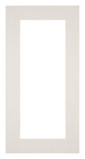 Passe Partout 45x80cm Karton Lichtgrijs Rand 6cm Recht Voorzijde | Yourdecoration.nl