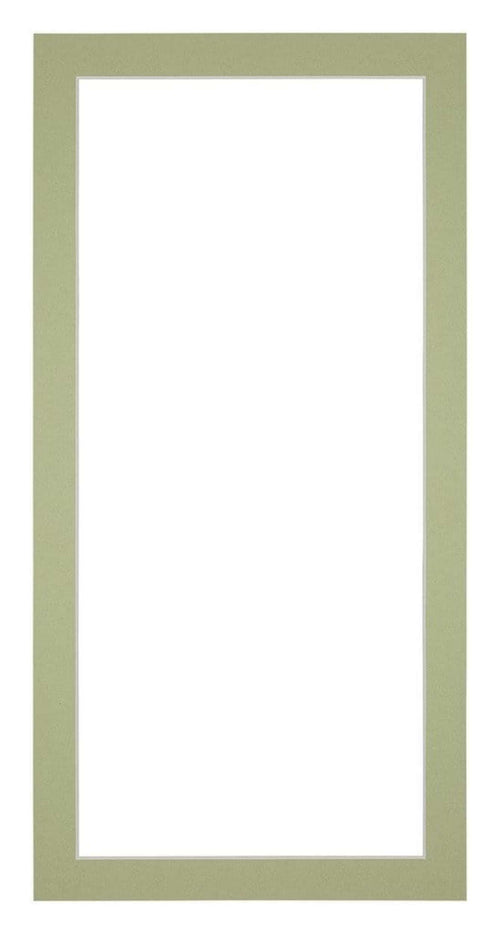 Passe Partout 20x40cm Karton Mintgroen Rand 3cm Recht Voorzijde | Yourdecoration.nl