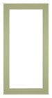 Passe Partout 45x80cm Karton Mintgroen Rand 4cm Recht Voorzijde | Yourdecoration.nl
