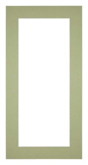 Passe Partout 40x70cm Karton Mintgroen Rand 5cm Recht Voorzijde | Yourdecoration.nl