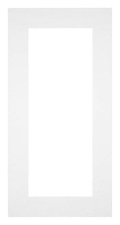 Passe Partout 40x70cm Karton Wit Rand 6cm Recht Voorzijde | Yourdecoration.nl