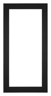Passe Partout 45x80cm Karton Zwart Rand 4cm Recht Voorzijde | Yourdecoration.nl