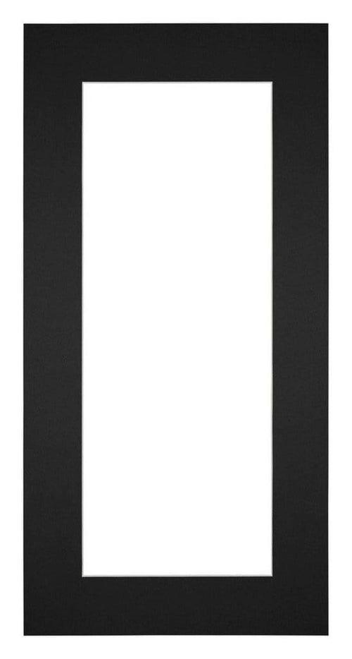 Passe Partout 40x80cm Karton Zwart Rand 6cm Recht Voorzijde | Yourdecoration.nl