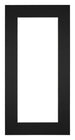 Passe Partout 40x80cm Karton Zwart Rand 6cm Recht Voorzijde | Yourdecoration.nl