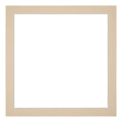 Passe Partout 45x45cm Karton Beige Rand 3cm Recht Voorzijde | Yourdecoration.nl