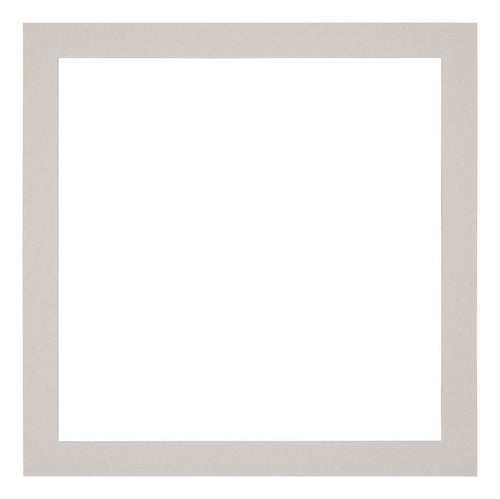 Passe Partout 55x55cm Karton Grijs Graniet Rand 3cm Recht Voorzijde | Yourdecoration.nl