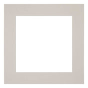 Passe Partout 45x45cm Karton Grijs Graniet Rand 6cm Recht Voorzijde | Yourdecoration.nl