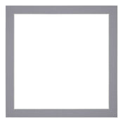 Passe Partout 40x40cm Karton Grijs Rand 3cm Recht Voorzijde | Yourdecoration.nl