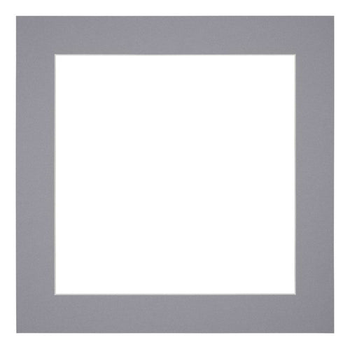 Passe Partout 55x55cm Karton Grijs Rand 5cm Recht Voorzijde | Yourdecoration.nl