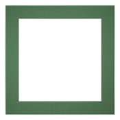 Passe Partout 60x60cm Karton Groen Bos Rand 5cm Recht Voorzijde | Yourdecoration.nl