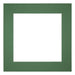 Passe Partout 70x70cm Karton Groen Bos Rand 6cm Recht Voorzijde | Yourdecoration.nl
