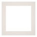 Passe Partout 30x30cm Karton Lichtgrijs Rand 5cm Recht Voorzijde | Yourdecoration.nl