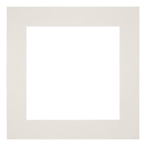Passe Partout 30x30cm Karton Lichtgrijs Rand 6cm Recht Voorzijde | Yourdecoration.nl