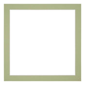 Passe Partout 50x50cm Karton Mintgroen Rand 3cm Recht Voorzijde | Yourdecoration.nl