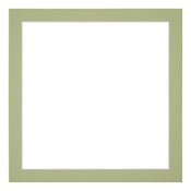 Passe Partout 45x45cm Karton Mintgroen Rand 3cm Recht Voorzijde | Yourdecoration.nl