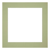 Passe Partout 30x30cm Karton Mintgroen Rand 5cm Recht Voorzijde | Yourdecoration.nl