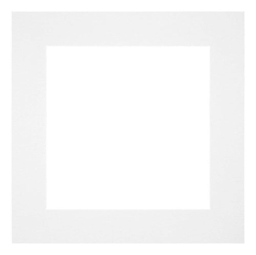 Passe Partout 30x30cm Karton Wit Rand 6cm Recht Voorzijde | Yourdecoration.nl