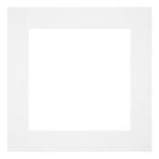 Passe Partout 50x50cm Karton Wit Rand 6cm Recht Voorzijde | Yourdecoration.nl