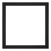 Passe Partout 25x25cm Karton Zwart Rand 3cm Recht Voorzijde | Yourdecoration.nl