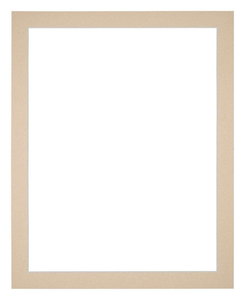 Passe Partout 60x70cm Karton Beige Rand 3cm Recht Voorzijde | Yourdecoration.nl