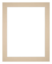 Passe Partout 20x25cm Karton Beige Rand 4cm Recht Voorzijde | Yourdecoration.nl