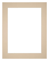 Passe Partout 35x45cm Karton Beige Rand 5cm Recht Voorzijde | Yourdecoration.nl