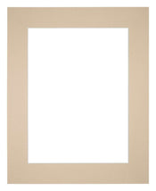 Passe Partout 24x30cm Karton Beige Rand 6cm Recht Voorzijde | Yourdecoration.nl