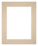 Passe Partout 56x71cm Karton Beige Rand 6cm Recht Voorzijde | Yourdecoration.nl