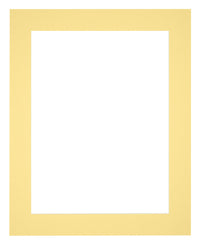 Passe Partout 40x50cm Karton Geel Rand 5cm Recht Voorzijde | Yourdecoration.nl