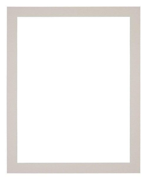 Passe Partout 24x30cm Karton Grijs Graniet Rand 3cm Recht Voorzijde | Yourdecoration.nl