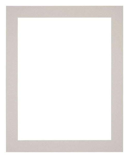 Passe Partout 28x35cm Karton Grijs Graniet Rand 4cm Recht Voorzijde | Yourdecoration.nl