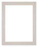 Passe Partout 28x35cm Karton Grijs Graniet Rand 4cm Recht Voorzijde | Yourdecoration.nl
