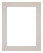 Passe Partout 50x60cm Karton Grijs Graniet Rand 5cm Recht Voorzijde | Yourdecoration.nl