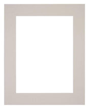 Passe Partout 56x71cm Karton Grijs Graniet Rand 6cm Recht Voorzijde | Yourdecoration.nl