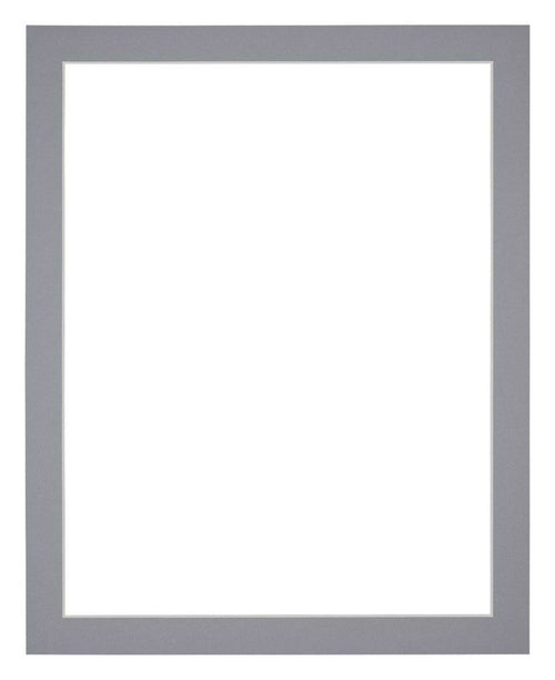 Passe Partout 60x70cm Karton Grijs Rand 3cm Recht Voorzijde | Yourdecoration.nl