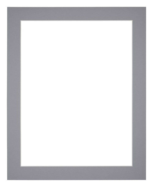 Passe Partout 24x30cm Karton Grijs Rand 4cm Recht Voorzijde | Yourdecoration.nl