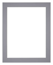 Passe Partout 28x35cm Karton Grijs Rand 4cm Recht Voorzijde | Yourdecoration.nl