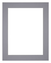 Passe Partout 70x90cm Karton Grijs Rand 5cm Recht Voorzijde | Yourdecoration.nl