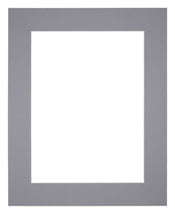 Passe Partout 56x71cm Karton Grijs Rand 6cm Recht Voorzijde | Yourdecoration.nl