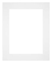 Passe Partout 25x30cm Karton Wit Rand 6cm Recht Voorzijde | Yourdecoration.nl