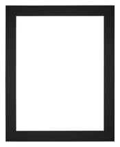 Passe Partout 24x30cm Karton Zwart Rand 4cm Recht Voorzijde | Yourdecoration.nl