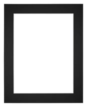 Passe Partout 50x60cm Karton Zwart Rand 5cm Recht Voorzijde | Yourdecoration.nl