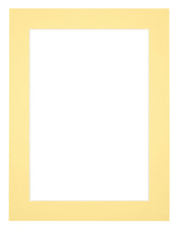 Passe Partout 45x60cm Karton Geel Rand 4cm Recht Voorzijde | Yourdecoration.nl