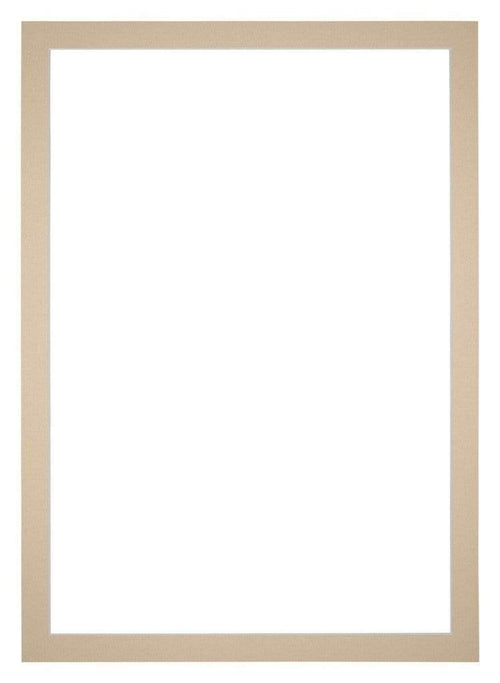 Passe Partout 20x28cm Karton Beige Rand 3cm Recht Voorzijde | Yourdecoration.nl