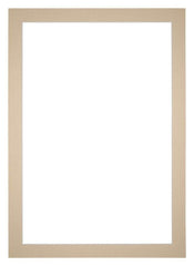 Passe Partout 30x42cm Karton Beige Rand 4cm Recht Voorzijde | Yourdecoration.nl