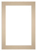 Passe Partout 25x35cm Karton Beige Rand 6cm Recht Voorzijde | Yourdecoration.nl