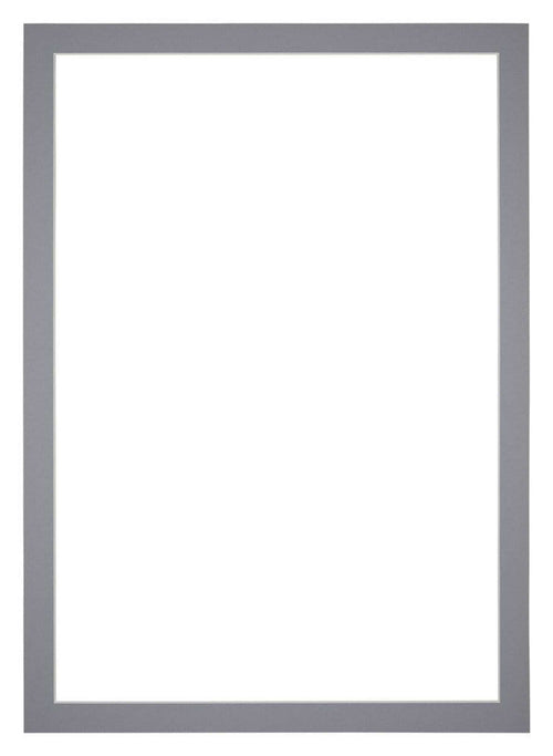 Passe Partout 70x100cm Karton Grijs Rand 3cm Recht Voorzijde | Yourdecoration.nl
