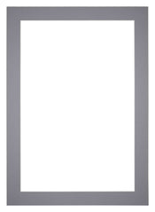 Passe Partout 21x30cm Karton Grijs Rand 5cm Recht Voorzijde | Yourdecoration.nl