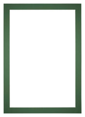 Passe Partout 70x100cm Karton Groen Bos Rand 4cm Recht Voorzijde | Yourdecoration.nl